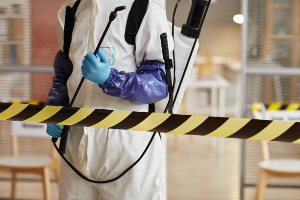 Professional Sewage Cleanup technician working in Exeter, NH